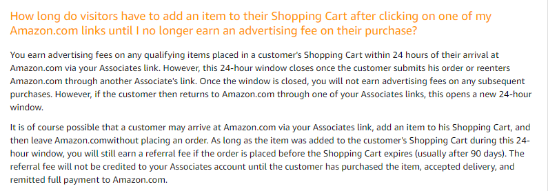 Amazon commissions are lower than ClickFunnels Sticky Cookie commissions